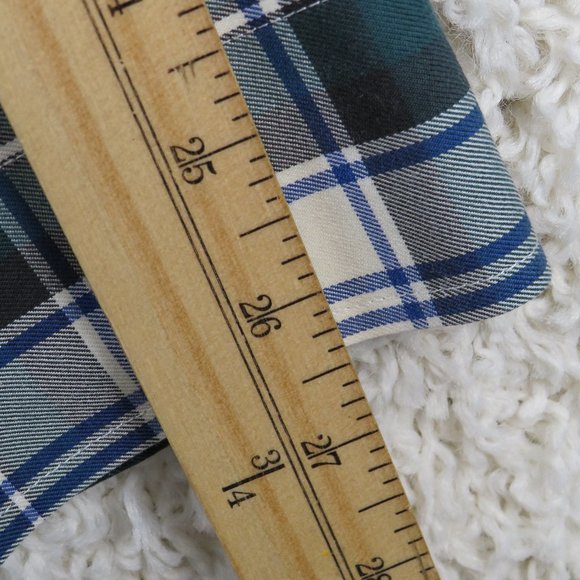 Brooks Brothers* Men's Long Sleeve Button Down Curved Hem Plaid Shirt~ Large‎ - Picture 11 of 12